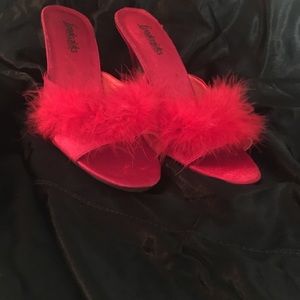 Fredrick’s of Hollywood house heels.